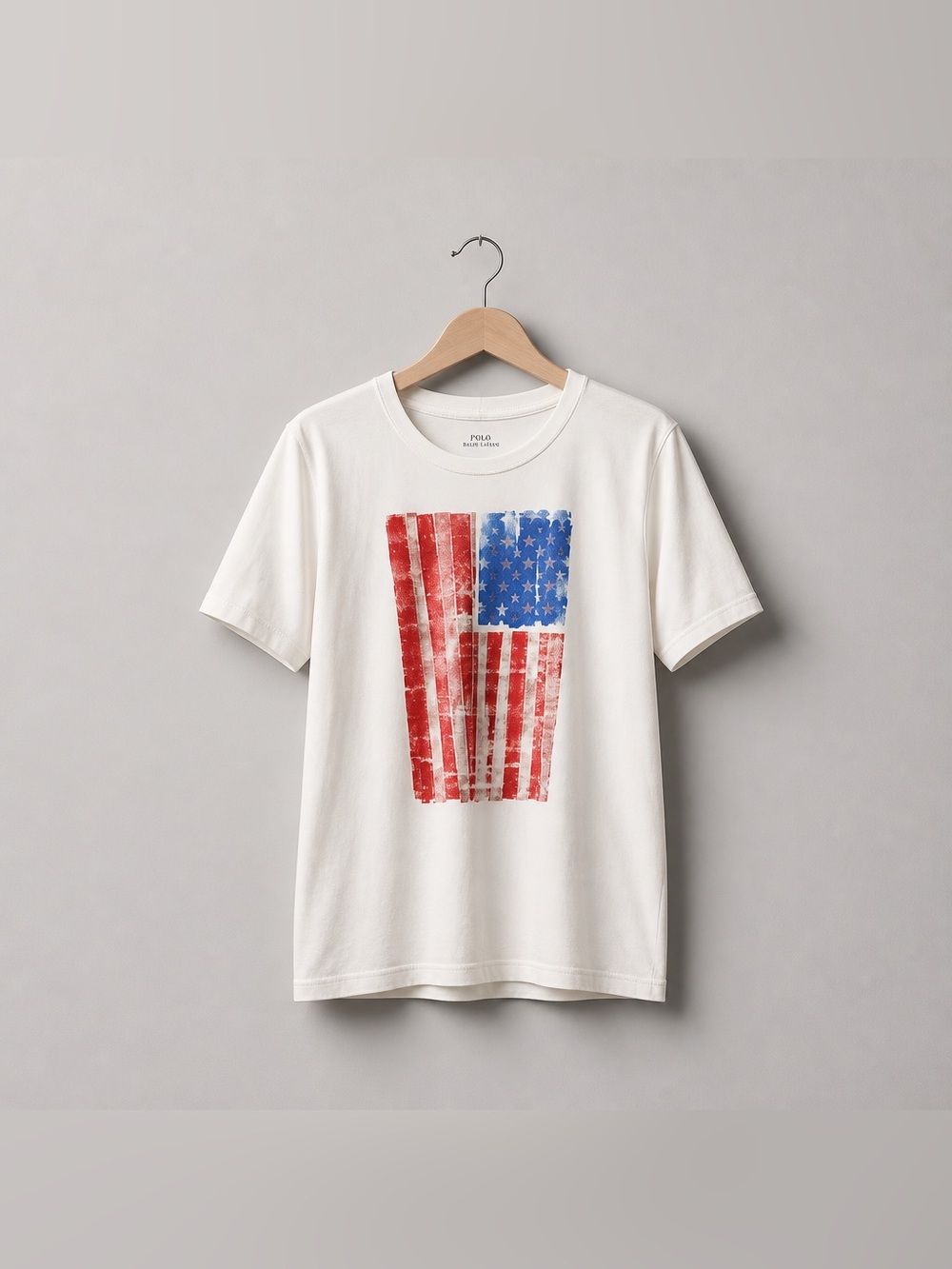 Studio Works Size 2X Cotton Holiday Flag Tee